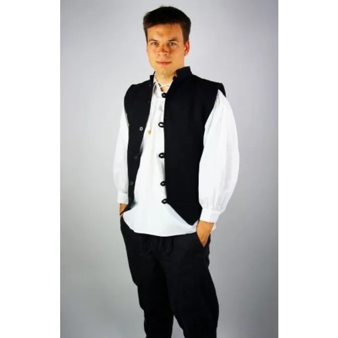 Leonardo Carbone 17ème Siècle Gilet De Marin, Marron 1 Leonardo Carbone 17ème Siècle Gilet De Marin, Marron