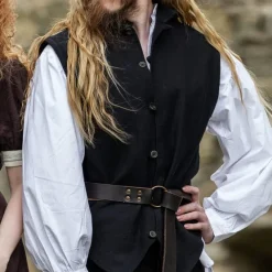 Leonardo Carbone 17ème Siècle Gilet De Marin, Noir