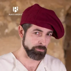 Burgschneider Beret Laine Harald, Rouge -Tudor Soldes Magasin beret laine harald rouge 2