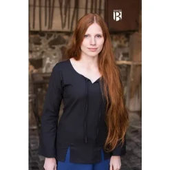 Burgschneider Blouse Lysia, Noire -Tudor Soldes Magasin blouse lysia noire 3