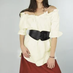 Leonardo Carbone Blouse Morgause, Crème -Tudor Soldes Magasin blouse morgause creme 5
