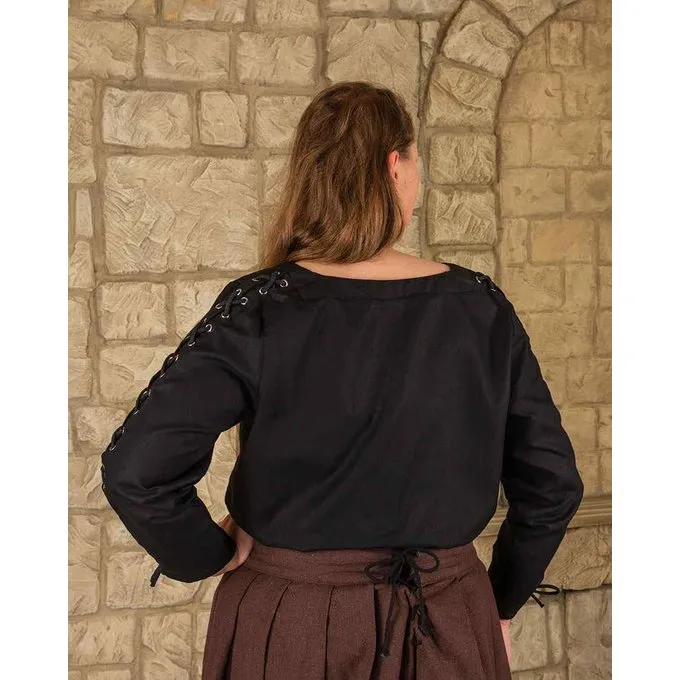 Mytholon Blouse Pirate Abby, Noir 2 Mytholon Blouse Pirate Abby, Noir – Image 2