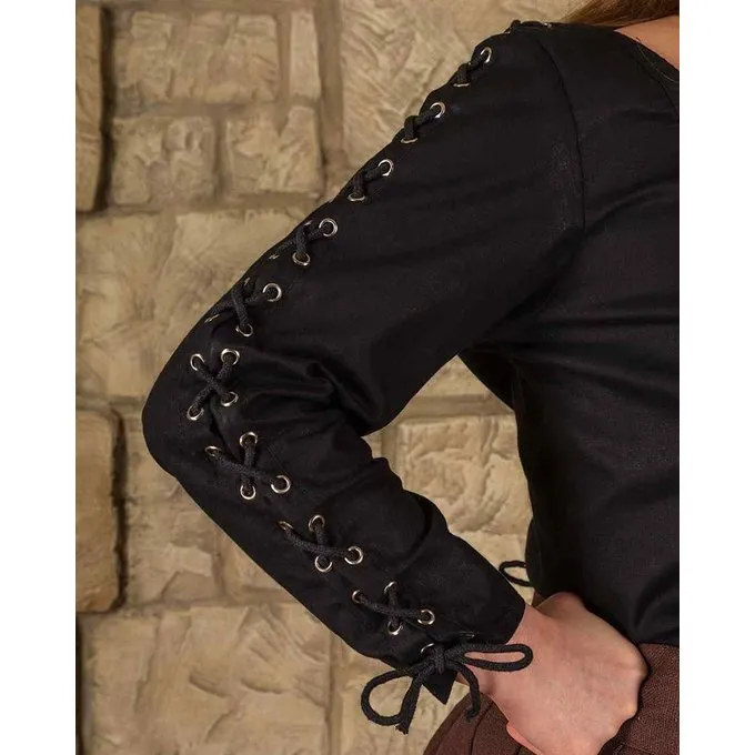 Mytholon Blouse Pirate Abby, Noir 3 Mytholon Blouse Pirate Abby, Noir – Image 3