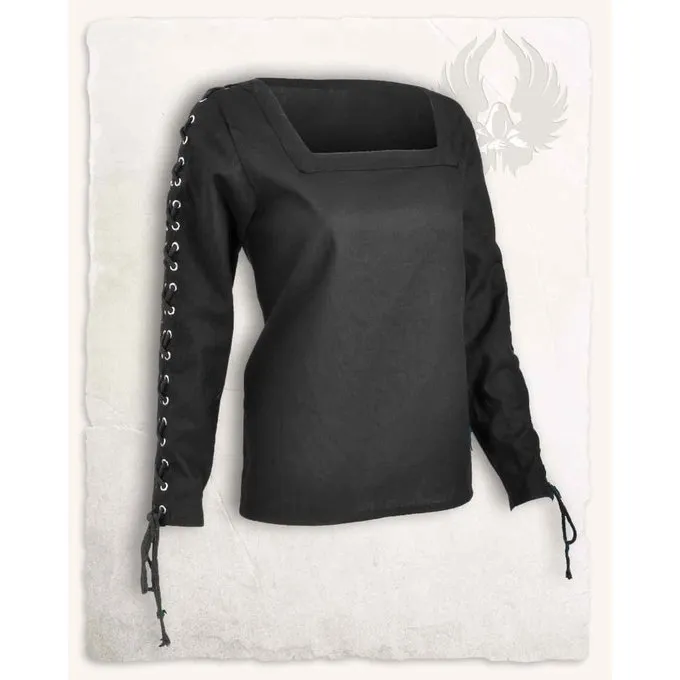 Mytholon Blouse Pirate Abby, Noir 1 Mytholon Blouse Pirate Abby, Noir