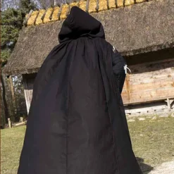 Epic Armoury Cape Arthur, Noir -Tudor Soldes Magasin cape arthur noir 4