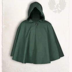 Mytholon Cape Kim Médiéval, Vert -Tudor Soldes Magasin cape kim medieval vert 5