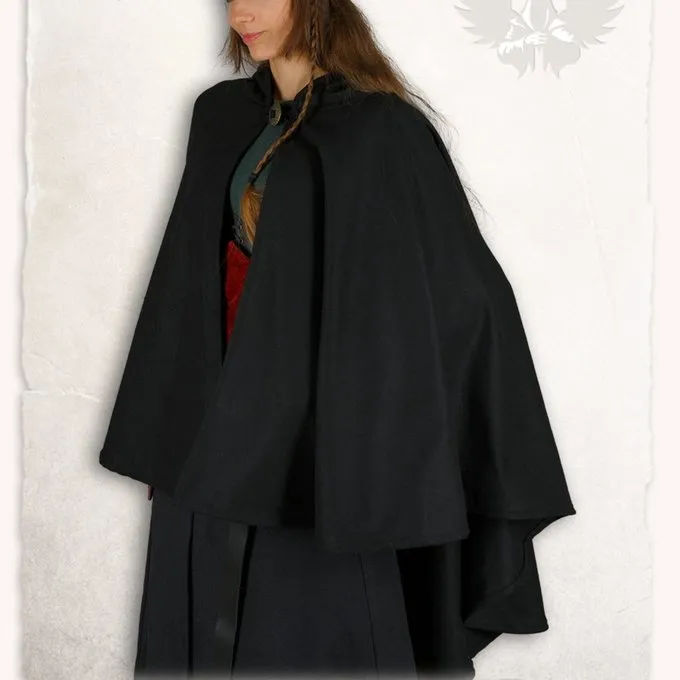 Mytholon Cape Medieval Cape Kim, Noir 1 Mytholon Cape Medieval Cape Kim, Noir