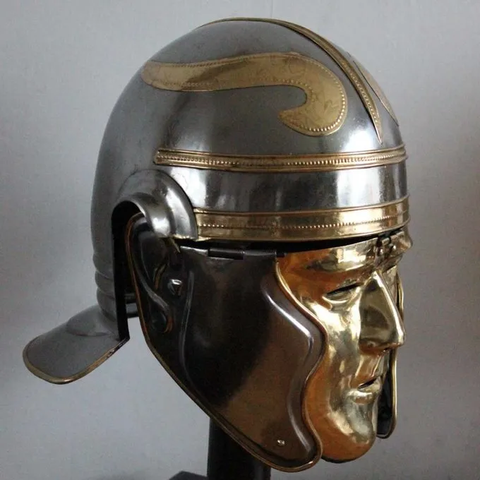 Deepeeka Casque à Visage Gaulois Impérial 2 Deepeeka Casque à Visage Gaulois Impérial – Image 2