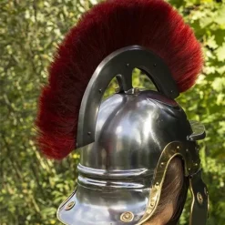 Epic Armoury Casque Légionnaire Romain Avec Une Crête Rouge -Tudor Soldes Magasin casque legionnaire romain avec une crete rouge 2