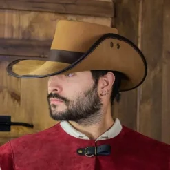 Rawblade Chapeau Corsair, Brun Clair