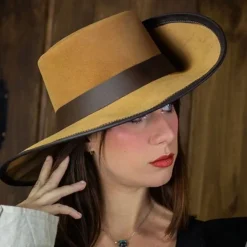 Rawblade Chapeau Corsair, Brun Clair 9 Rawblade Chapeau Corsair, Brun Clair -Tudor Soldes Magasin chapeau corsair brun clair 4