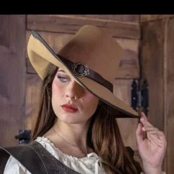 Rawblade Chapeau De Mousquette De La Croix, Brun Clair 8 Rawblade Chapeau De Mousquette De La Croix, Brun Clair -Tudor Soldes Magasin chapeau de mousquette de la croix brun clair 2