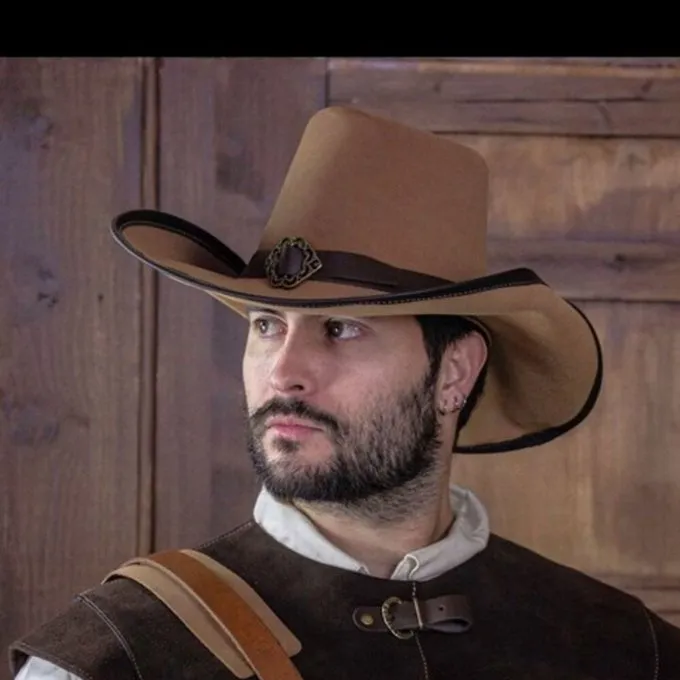 Rawblade Chapeau De Mousquette De La Croix, Brun Clair 6 Rawblade Chapeau De Mousquette De La Croix, Brun Clair – Image 6