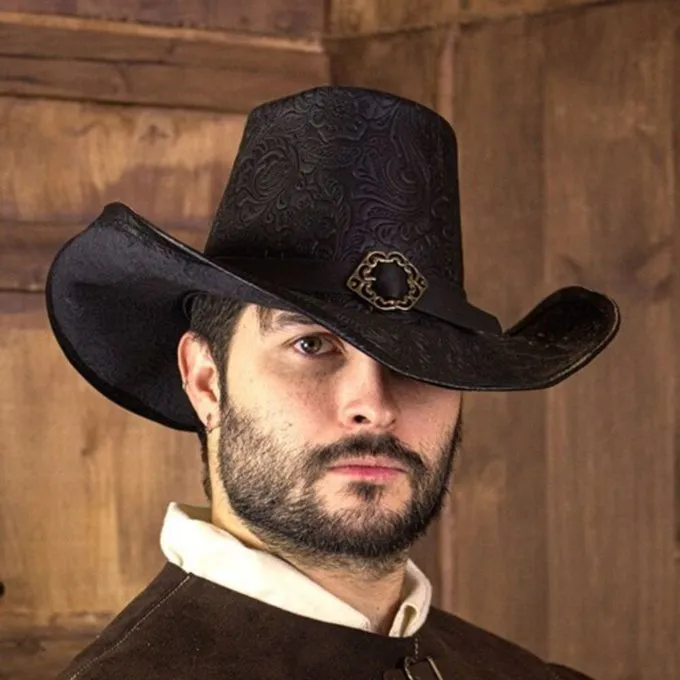 Rawblade Chapeau De Mousquette Delacroix, Deluxe, Noir 2 Rawblade Chapeau De Mousquette Delacroix, Deluxe, Noir – Image 2