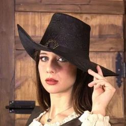 Rawblade Chapeau De Mousquette Delacroix, Deluxe, Noir 7 Rawblade Chapeau De Mousquette Delacroix, Deluxe, Noir -Tudor Soldes Magasin chapeau de mousquette delacroix deluxe noir 2