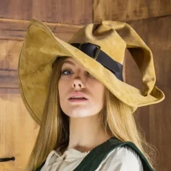 Rawblade Chapeau De Sorcière Morgana, Brun Clair
