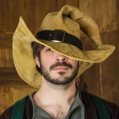 Rawblade Chapeau De Sorcière Morgana, Brun Clair -Tudor Soldes Magasin chapeau de sorciere morgana brun clair 4