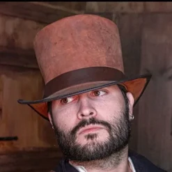 Rawblade Chapeau Du XVIIIe Siècle, Deluxe, Brun Altéré -Tudor Soldes Magasin chapeau du xviiie siecle deluxe brun altere 4