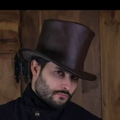 Rawblade Chapeau Du XVIIIe Siècle, Deluxe, Marron -Tudor Soldes Magasin chapeau du xviiie siecle deluxe marron 4