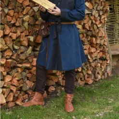 Chausses Médiévales à Lacets, Marron -Tudor Soldes Magasin chausses medievales a lacets marron 3