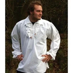 Leonardo Carbone Chemise De Pirate, Noir