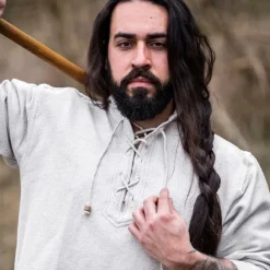 Leonardo Carbone Chemise En Coton épais, Gris -Tudor Soldes Magasin chemise en coton epais gris 2