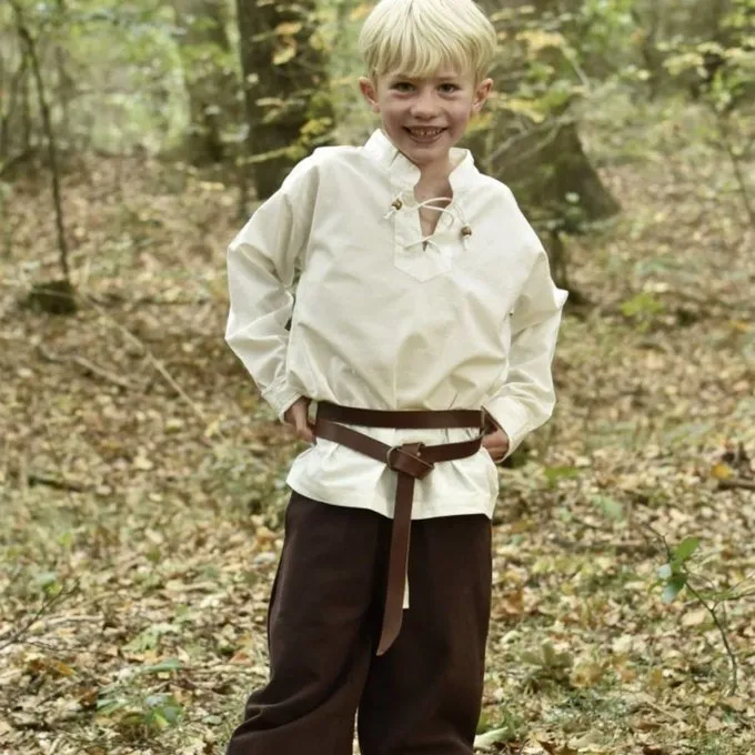 Chemise Enfant Pirate, Naturel 1 Chemise Enfant Pirate, Naturel