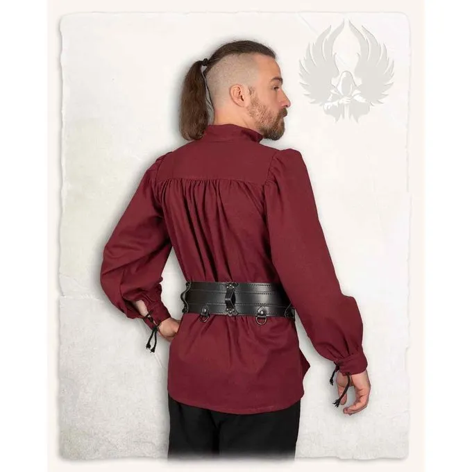 Mytholon Chemise Médiévale Ansgar, Bordeaux 3 Mytholon Chemise Médiévale Ansgar, Bordeaux – Image 3