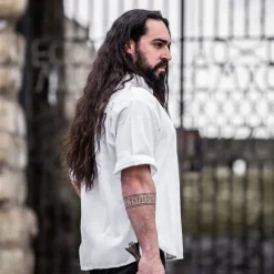 Leonardo Carbone Chemise Médiévale Avec Manches Courtes, Blanc 11 Leonardo Carbone Chemise Médiévale Avec Manches Courtes, Blanc -Tudor Soldes Magasin chemise medievale avec manches courtes blanc 5