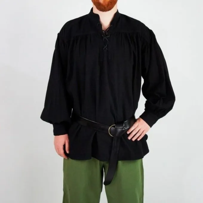 Leonardo Carbone Chemise Médiévale, Blanche 1 Leonardo Carbone Chemise Médiévale, Blanche