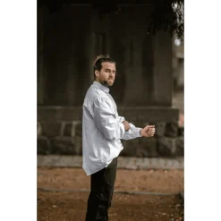 Leonardo Carbone Chemise Médiévale Dagwin, Blanc -Tudor Soldes Magasin chemise medievale dagwin blanc 4