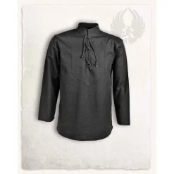 Mytholon Chemise Médiévale Leomar, Noir