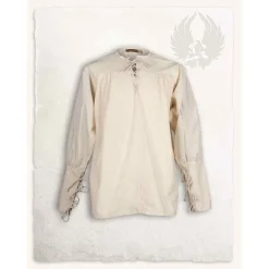 Mytholon Chemise Médiévale Simon, Naturel -Tudor Soldes Magasin chemise medievale simon naturel 5