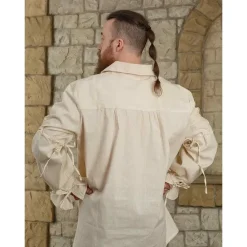 Mytholon Chemise Mousquette Tilly, Crème -Tudor Soldes Magasin chemise mousquette tilly creme 2