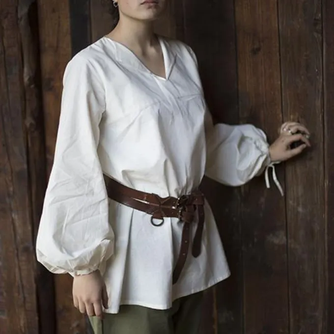 Epic Armoury Chemise Renaissance Luca, Blanche 5 Epic Armoury Chemise Renaissance Luca, Blanche – Image 5