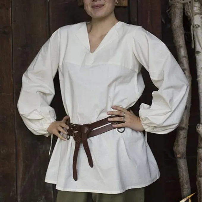 Epic Armoury Chemise Renaissance Luca, Blanche 6 Epic Armoury Chemise Renaissance Luca, Blanche – Image 6