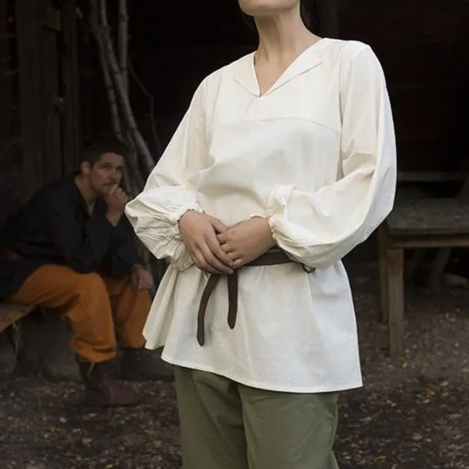 Epic Armoury Chemise Renaissance Luca, Blanche 1 Epic Armoury Chemise Renaissance Luca, Blanche