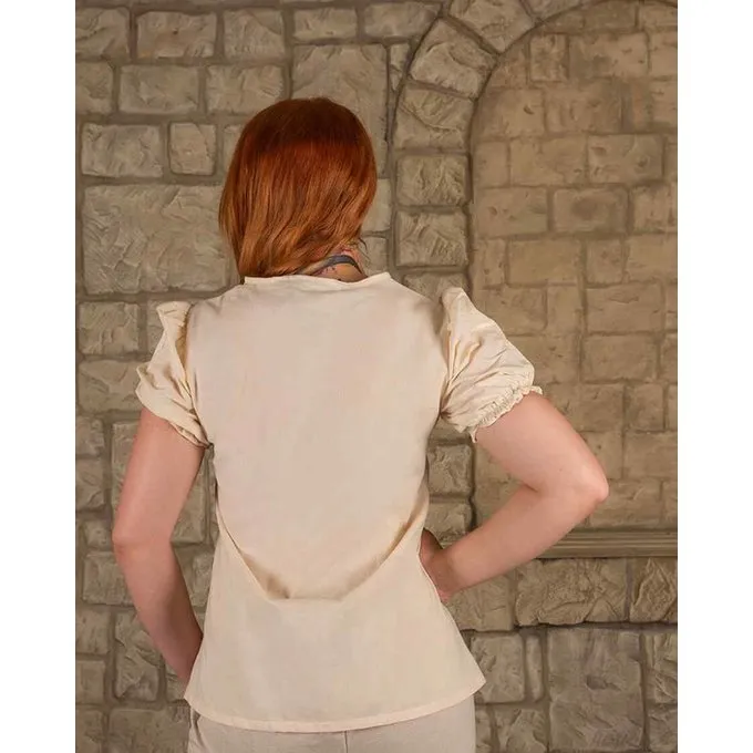 Mytholon Chemisier Pirate Elisa, Crème 2 Mytholon Chemisier Pirate Elisa, Crème – Image 2