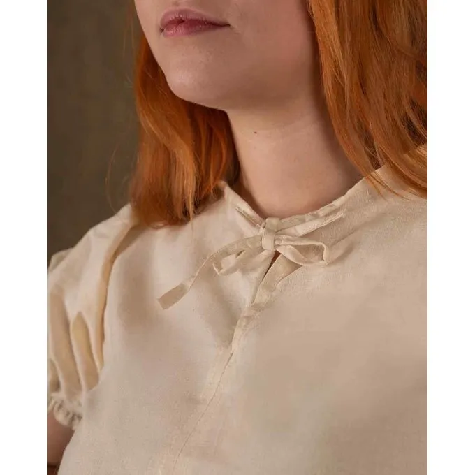 Mytholon Chemisier Pirate Elisa, Crème 5 Mytholon Chemisier Pirate Elisa, Crème – Image 5