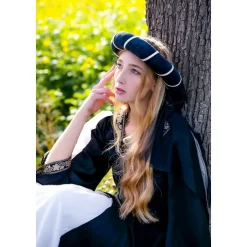 Leonardo Carbone Couronne De Jeune Fille, Noire Naturelle