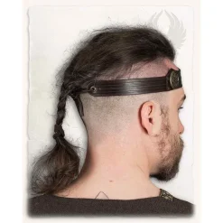 Mytholon Couronne En Cuir Isidor, Décorée, Marron 6 Mytholon Couronne En Cuir Isidor, Décorée, Marron -Tudor Soldes Magasin couronne en cuir isidor decoree marron 2