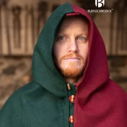 Burgschneider Cowl Dangereuse, Gauche, Rouge -Tudor Soldes Magasin cowl dangereuse gauche rouge 2