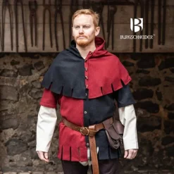 Burgschneider Cowl Dangereuse, Gauche, Rouge -Tudor Soldes Magasin cowl dangereuse gauche rouge 3