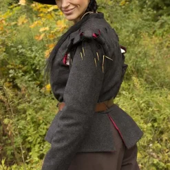 Epic Armoury Doublet Columbus, Gris Foncé 9 Epic Armoury Doublet Columbus, Gris Foncé -Tudor Soldes Magasin doublet columbus gris fonce 3