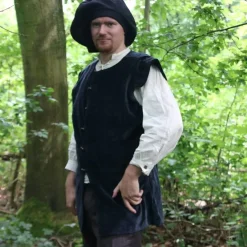 Leonardo Carbone Doublet Du 16ème Siècle Gueux De Mer, Noir -Tudor Soldes Magasin doublet du 16eme siecle gueux de mer noir 3