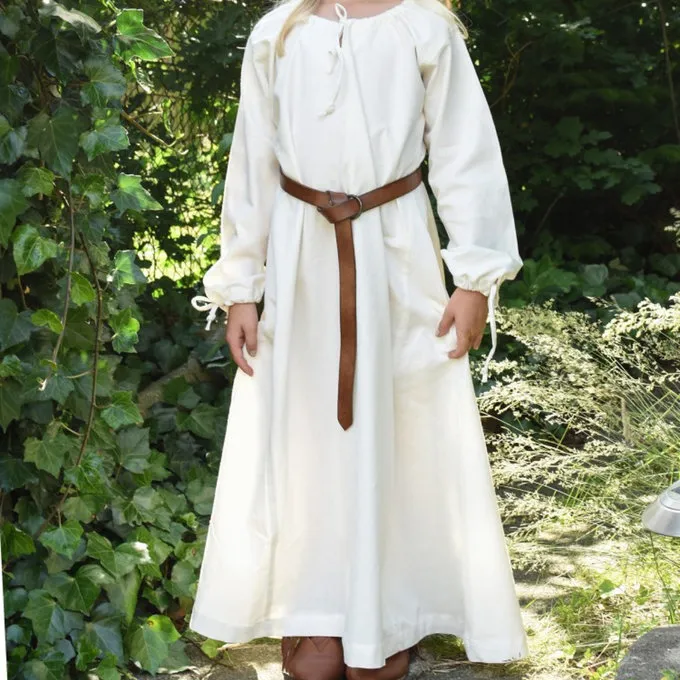 Enfants Robe Mathilde, Naturel 1 Enfants Robe Mathilde, Naturel