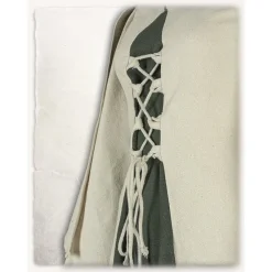 Tudor Soldes Magasin -Tudor Soldes Magasin filles medievales robe kirian creme vert 1