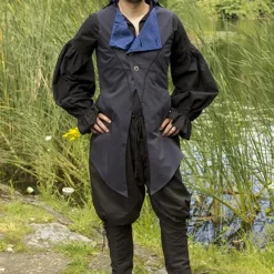 Epic Armoury Gilet Dorian, Bleu 8 Epic Armoury Gilet Dorian, Bleu -Tudor Soldes Magasin gilet dorian bleu 2