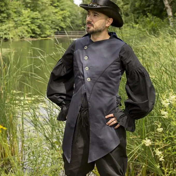 Epic Armoury Gilet Dorian, Bleu 1 Epic Armoury Gilet Dorian, Bleu