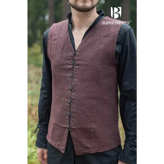 Burgschneider Gilet Maron, Marron 1 Burgschneider Gilet Maron, Marron